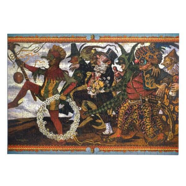 Carnival Train 500 Piece Premium Jigsaw Puzzle Art & Fable (ONLINE ORDER ONLY)