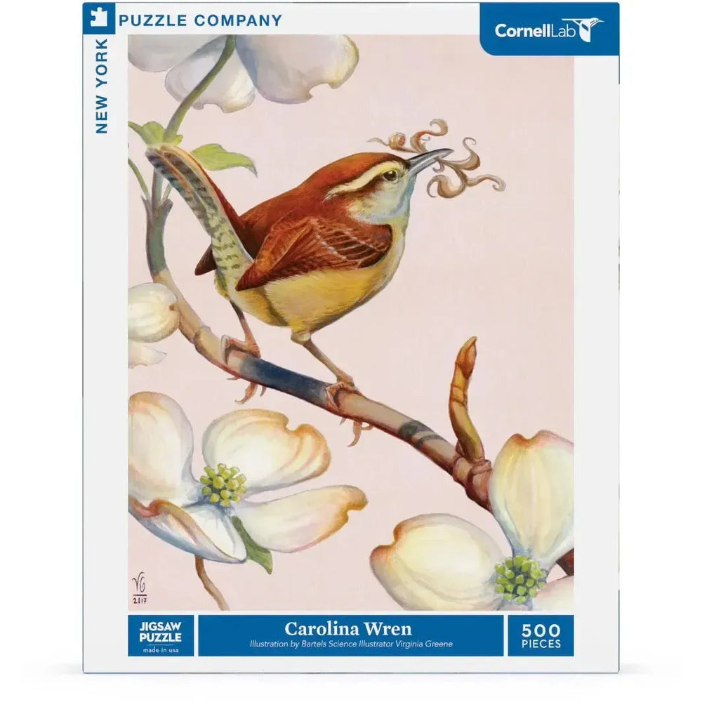 Carolina Wren 500 Piece Jigsaw Puzzle NYPC (ONLINE ORDER ONLY)