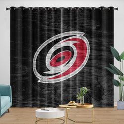 Carolina Hurricanes Curtains Blackout Window Drapes Room Decoration (Online Order Only)