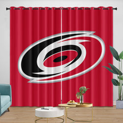 Carolina Hurricanes Curtains Blackout Window Drapes Room Decoration (Online Order Only)