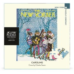 Caroling The New Yorker 100 Piece Mini Jigsaw Puzzle NYPC (ONLINE ORDER ONLY)