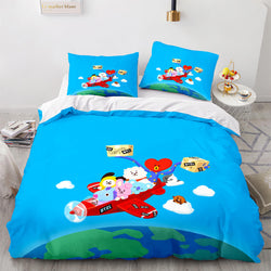 Cartoon BT21 BTS Butter Bedding Set Quilt Duvet Covers Bedding Sets (Online Order Only)