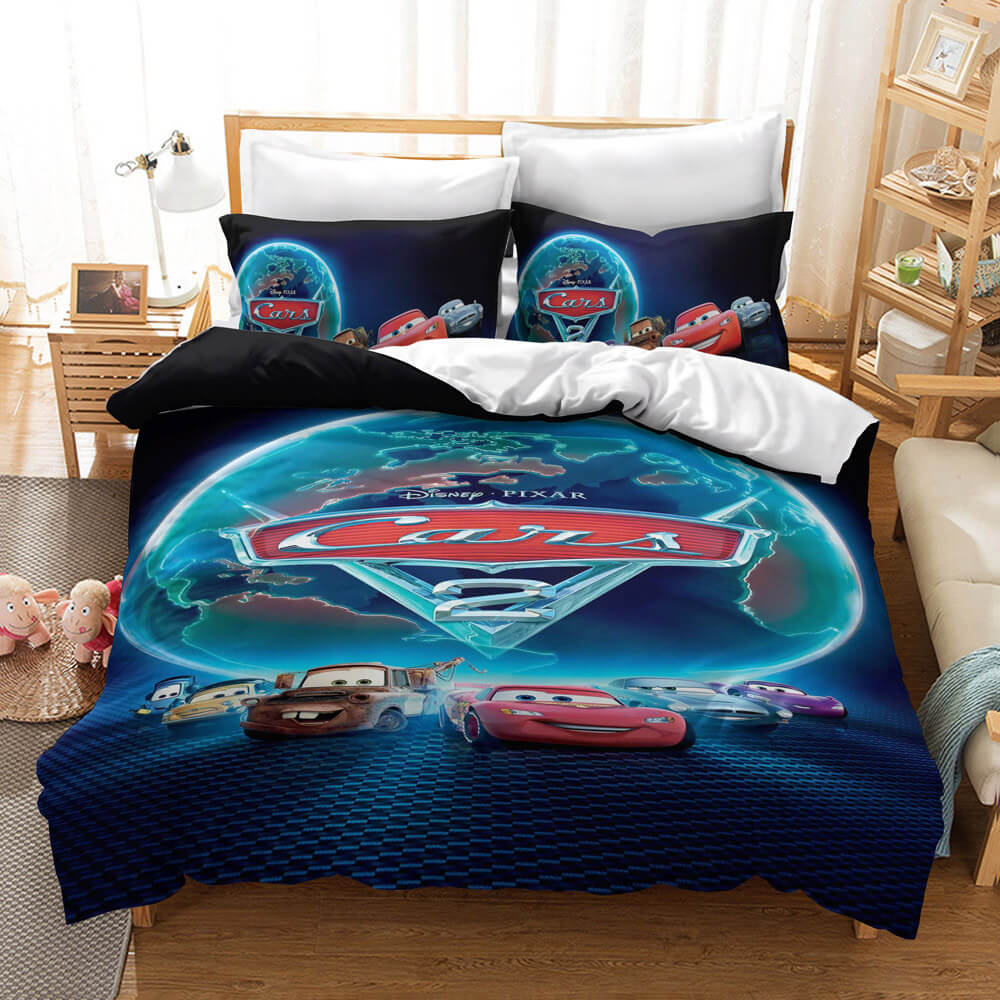 Cartoon Cars Cosplay Bedding Sets Quilt Cover Without Filler (Online Order Only)