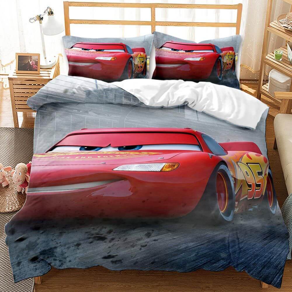 Cartoon Cars Cosplay Bedding Sets Quilt Cover Without Filler (Online Order Only)