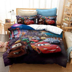 Cartoon Cars Cosplay Bedding Sets Quilt Cover Without Filler (Online Order Only)