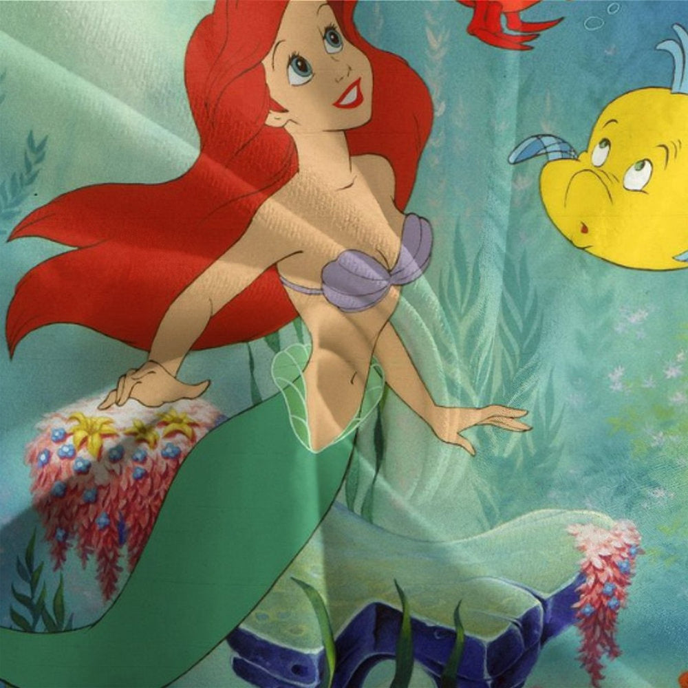 Cartoon The Little Mermaid Ariel Bedding Set Quilt Duvet Cover Without Filler (Online Order Only)