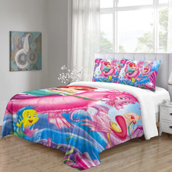 Cartoon The Little Mermaid Ariel Bedding Set Quilt Duvet Cover Without Filler (Online Order Only)