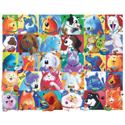 Cat Dog Convention 300 Piece Soft Touch Jigsaw Puzzle Crown Point (ONLINE ORDER ONLY)