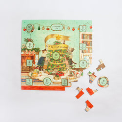 Cat Family Christmas 76 Piece "Lift the Flap" Jigsaw Puzzle Kaddo (ONLINE ORDER ONLY)