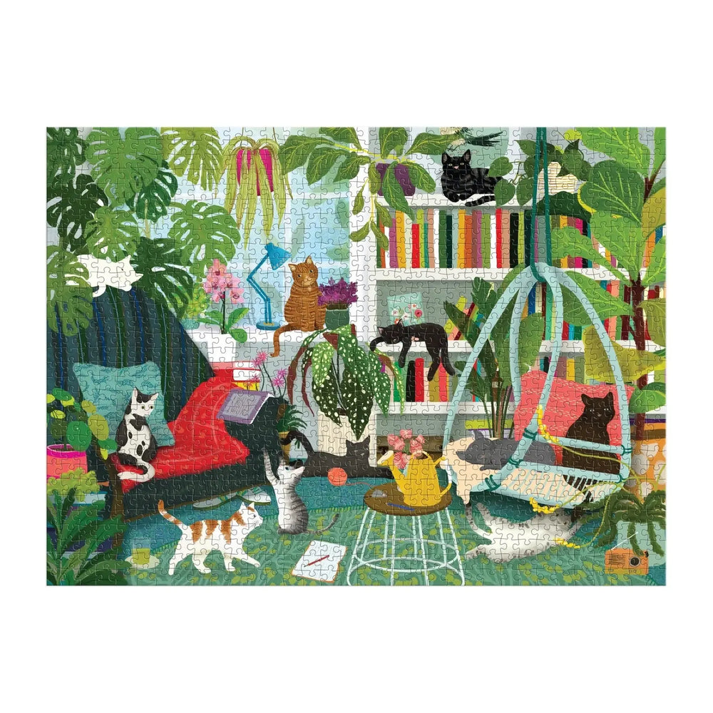 Cat Haven 1000 Piece Jigsaw Puzzle Galison (ONLINE ORDER ONLY)