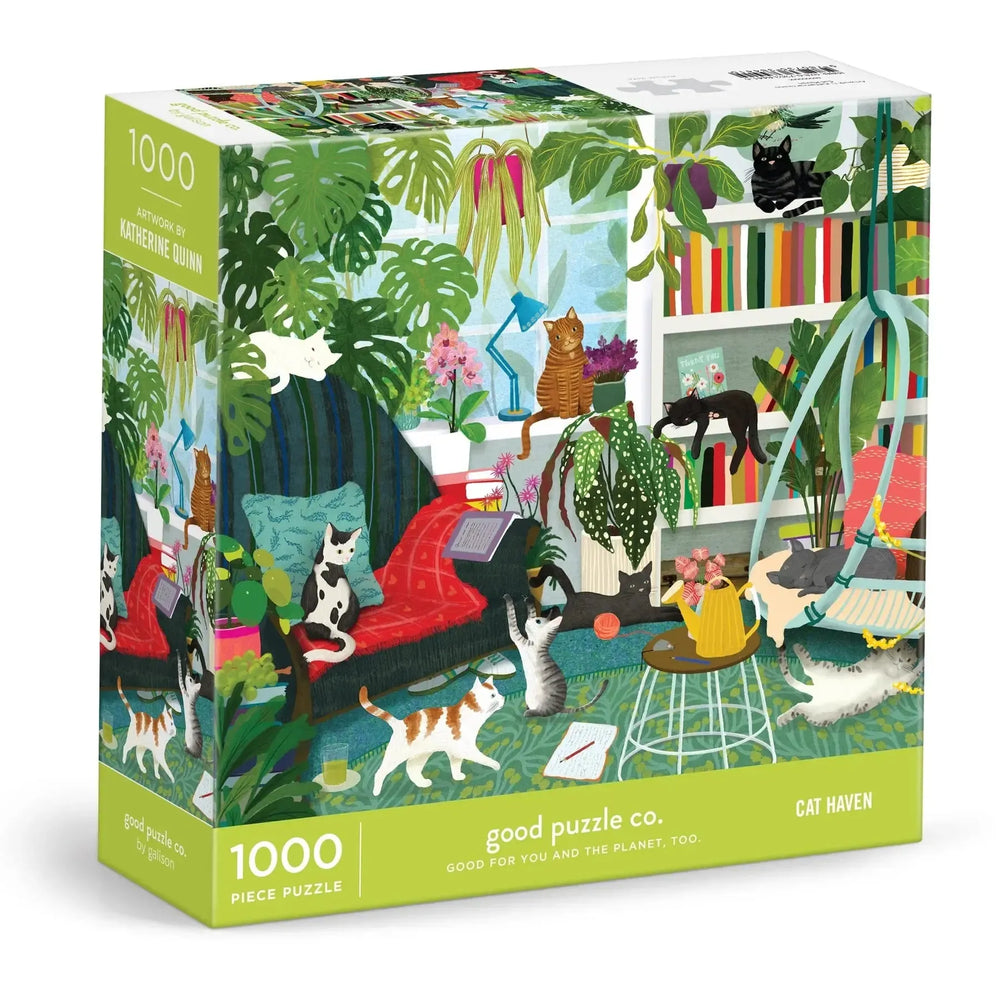 Cat Haven 1000 Piece Jigsaw Puzzle Galison (ONLINE ORDER ONLY)
