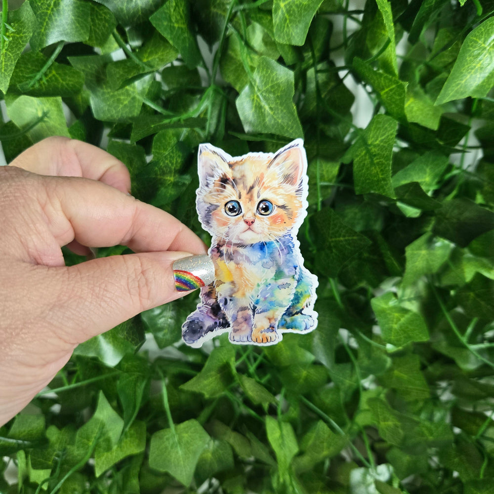 Colorful Kitten Sticker (ONLINE ORDER ONLY)