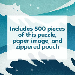 Catffirmations 500 Piece Portable Jigsaw Puzzle Chronicle (ONLINE ORDER ONLY)