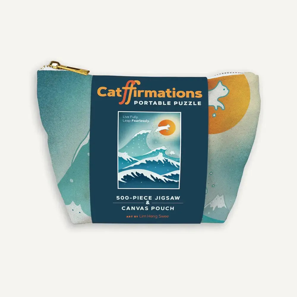 Catffirmations 500 Piece Portable Jigsaw Puzzle Chronicle (ONLINE ORDER ONLY)