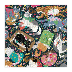 Catmas Chaos 500 Piece Jigsaw Puzzle Galison (ONLINE ORDER ONLY)