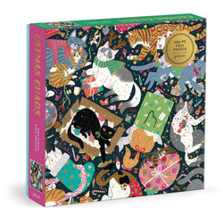 Catmas Chaos 500 Piece Jigsaw Puzzle Galison (ONLINE ORDER ONLY)