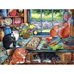 Cats Retreat 1000 Piece Jigsaw Puzzle Jack Pine