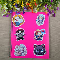 Silly Cat Stickers (ONLINE ORDER ONLY)