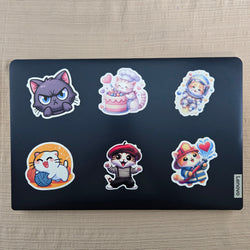Silly Cat Stickers (ONLINE ORDER ONLY)