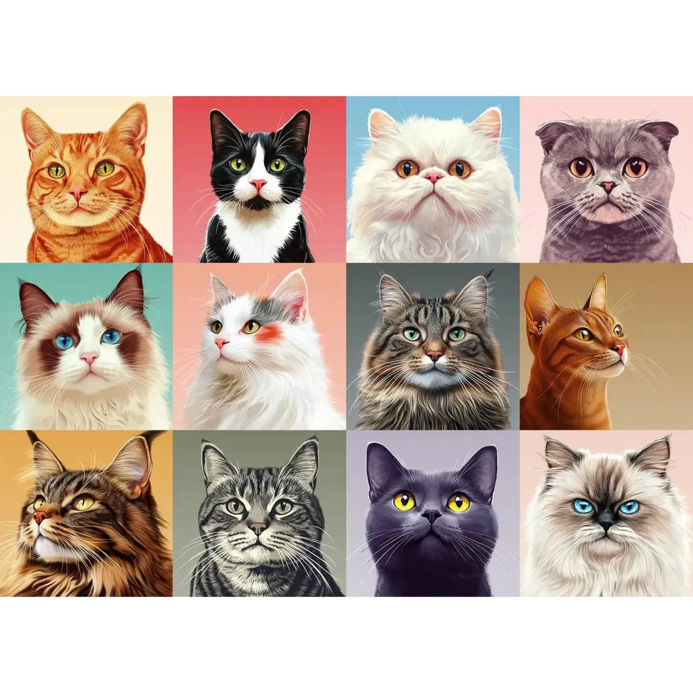Cattitude 1000 Piece Jigsaw Puzzle Snappy (ONLINE ORDER ONLY)