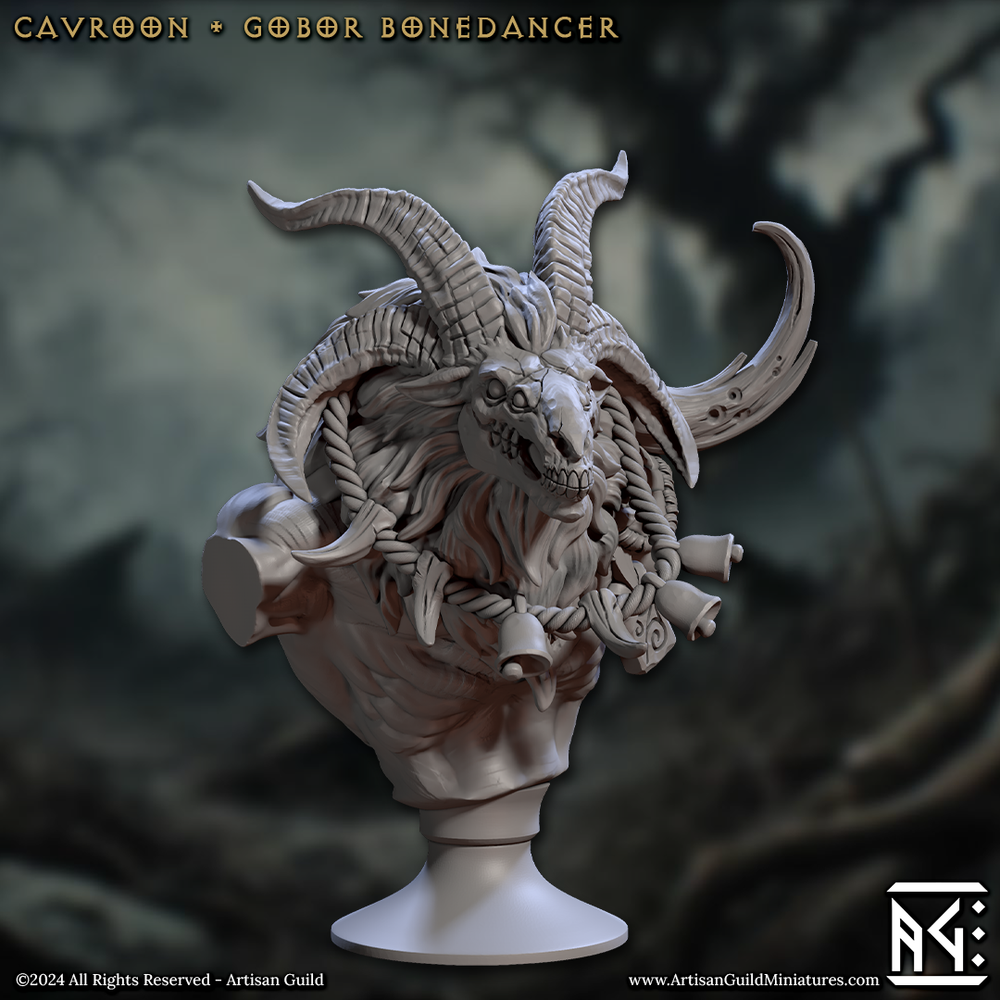 3D Printed Artisan Guild Rise of the Beastmen Bust Set 28mm 32mm (Online Only)