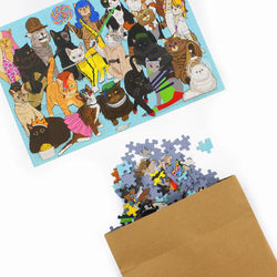 Celebri Cats 1000 Piece Jigsaw Puzzle Ginger Fox