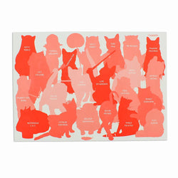 Celebri Cats 1000 Piece Jigsaw Puzzle Ginger Fox