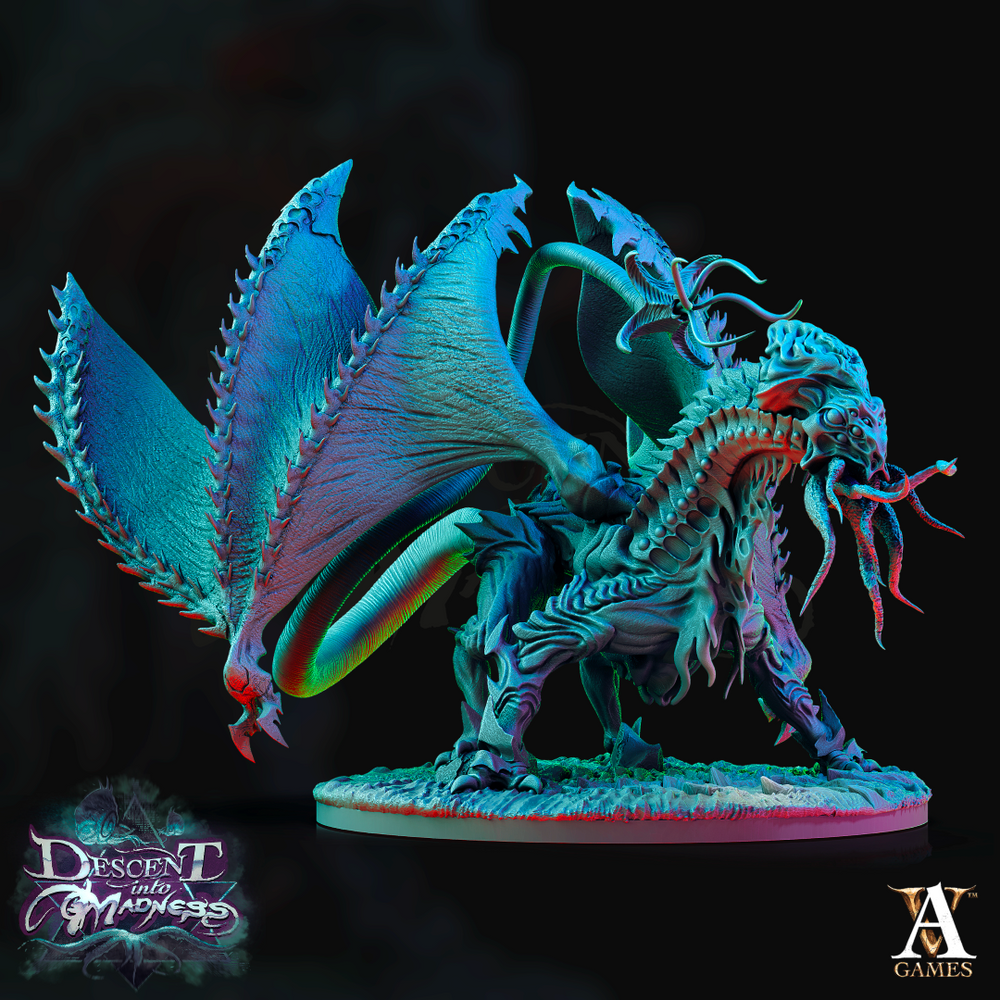 3D Printed Archvillain Games Cerebrax the Devourer Descent into Madness 28 32mm D&D (Online Only)