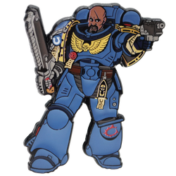 Foam Brain Mystery Loot: 40K Enamel Pins - Ultramarines vs Tyranids