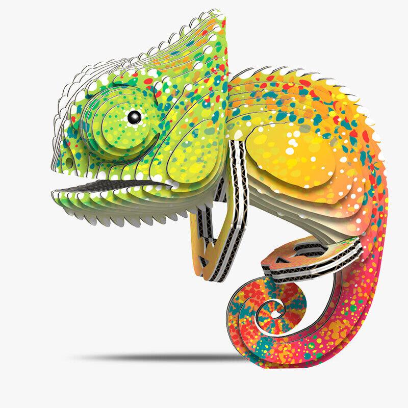 Chameleon 3D Cardboard Model Kit Eugy (ONLINE ORDER ONLY)