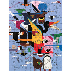 Charley Harper Set of 2 120 Piece Double-Sided Jigsaw Puzzle Pomegranate (ONLINE ORDER ONLY)