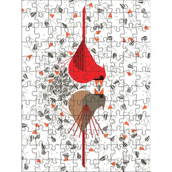 Charley Harper Set of 2 120 Piece Double-Sided Jigsaw Puzzle Pomegranate (ONLINE ORDER ONLY)