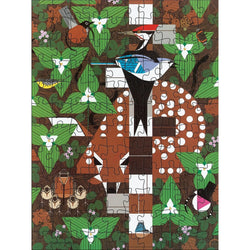 Charley Harper Set of 2 120 Piece Double-Sided Jigsaw Puzzle Pomegranate (ONLINE ORDER ONLY)