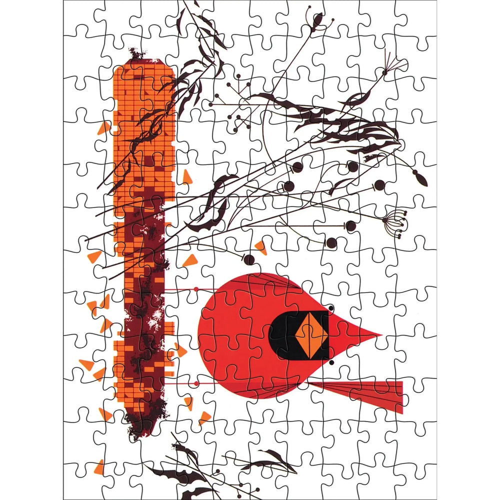 Charley Harper Set of 2 120 Piece Double-Sided Jigsaw Puzzle Pomegranate (ONLINE ORDER ONLY)