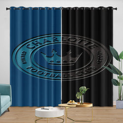 Charlotte FC Curtains Blackout Window Drapes Room Decoration (Online Order Only)