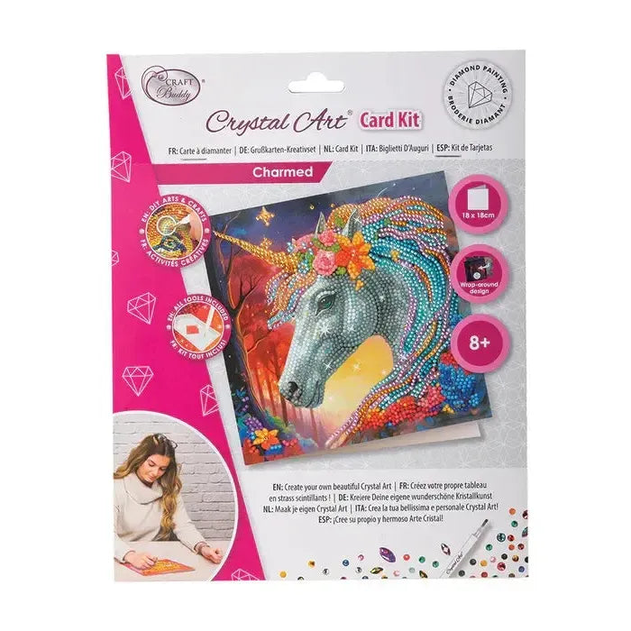 Charmed Crystal Art Card Kit Craft Buddy (ONLINE ORDER ONLY)
