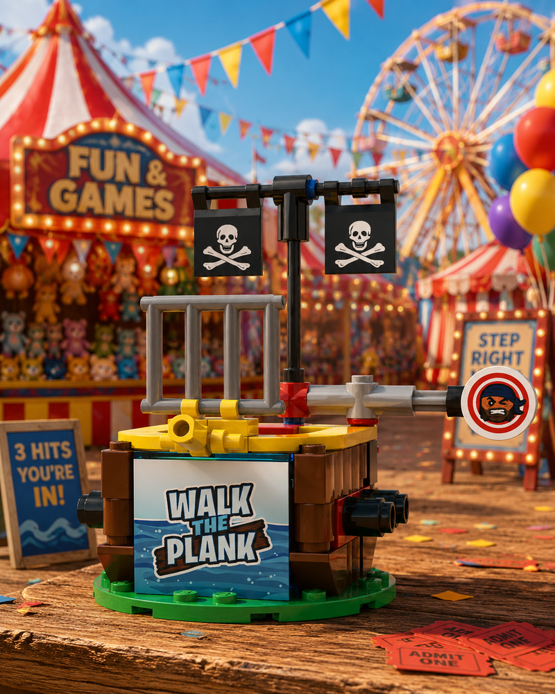 Walk the Plank Carnival Dunk Tank