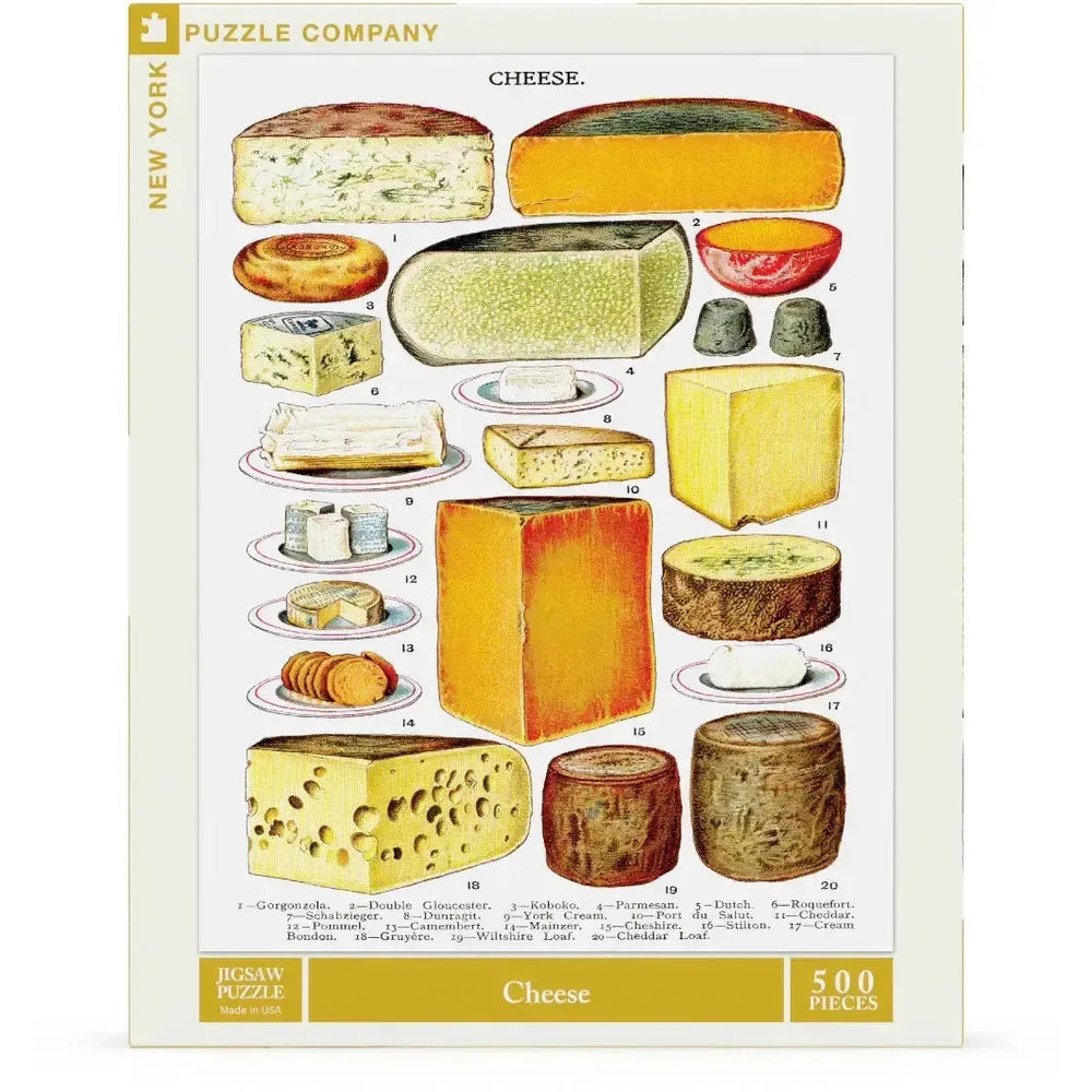 Cheese Vintage Collection 500 Piece Jigsaw Puzzle NYPC (ONLINE ORDER ONLY)