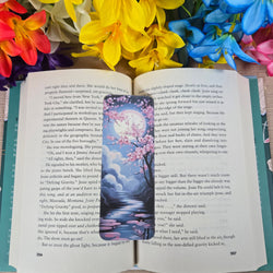 Moonlight Cherry Blossom Bookmark (ONLINE ORDER ONLY)