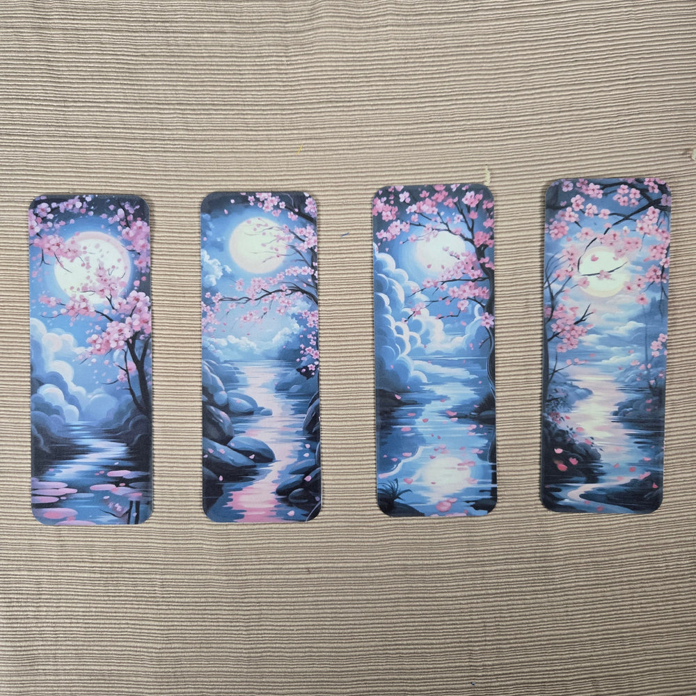 Moonlight Cherry Blossom Bookmark (ONLINE ORDER ONLY)