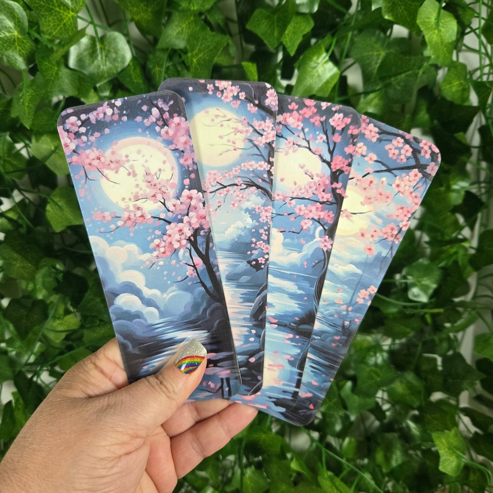 Moonlight Cherry Blossom Bookmark (ONLINE ORDER ONLY)
