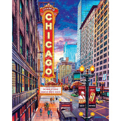 Chicago Downtown 210 Piece Jigsaw Puzzle Boardwalk (ONLINE ORDER ONLY)