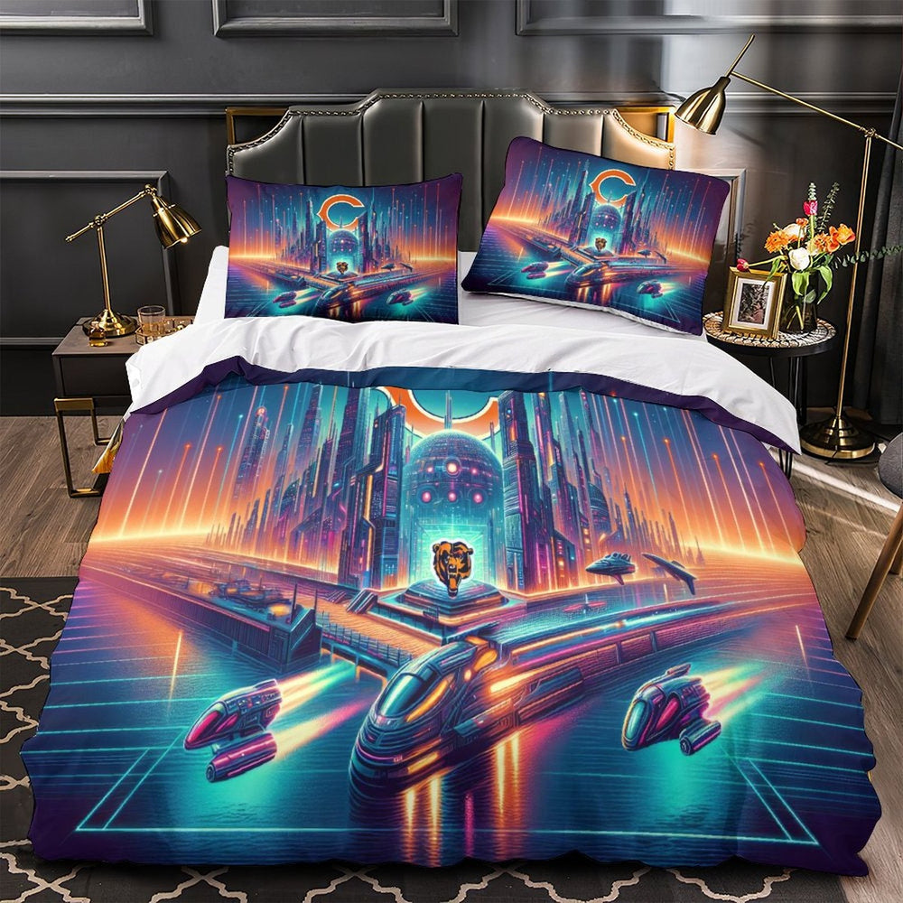 Chicago Bears Bedding Set Duvet Cover Without Filler (Online Order Only)