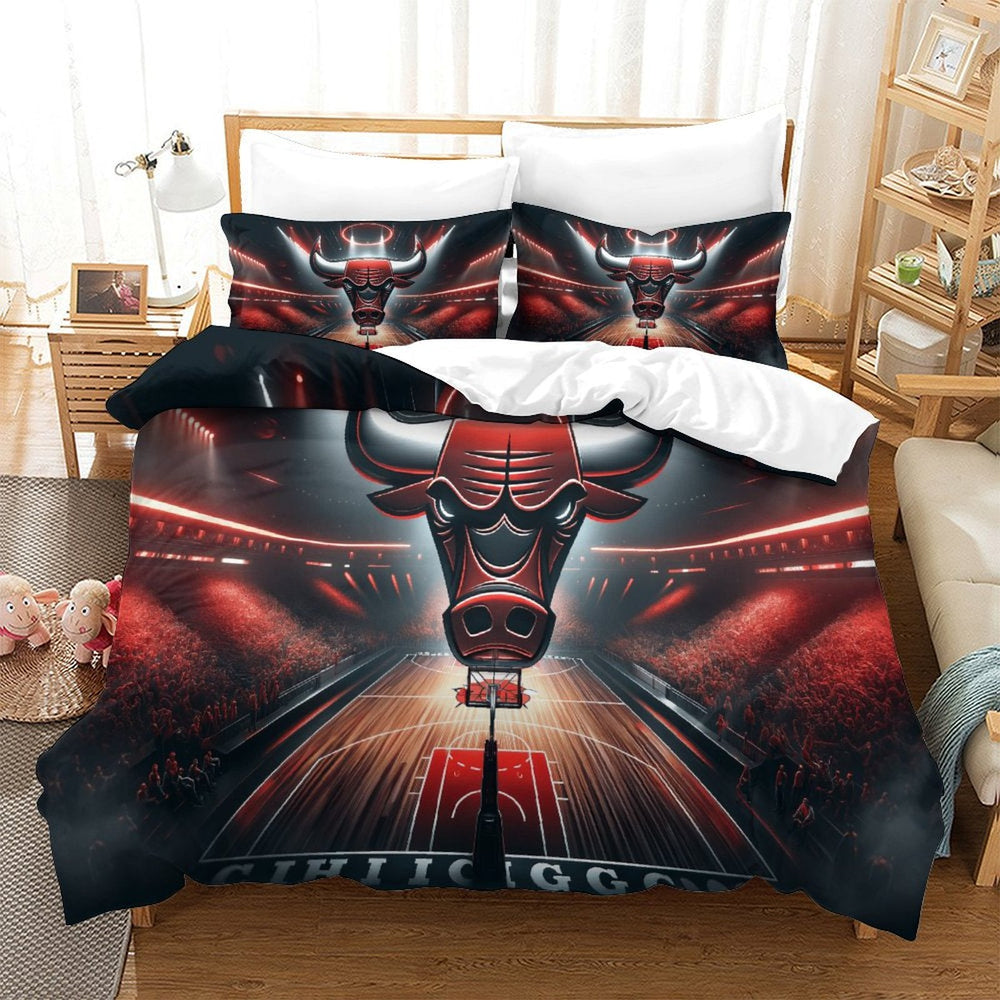 Chicago Bulls Bedding Set Duvet Cover Without Filler (Online Order Only)