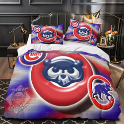 Chicago Cubs Bedding Set Quilt Cover Without Filler