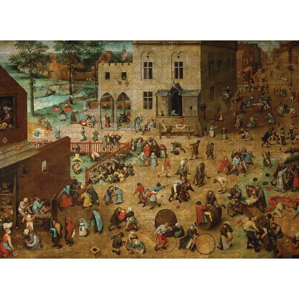 Children's Game by Bruegel 2000 Piece Jigsaw Puzzle Pomegranate (ONLINE ORDER ONLY)