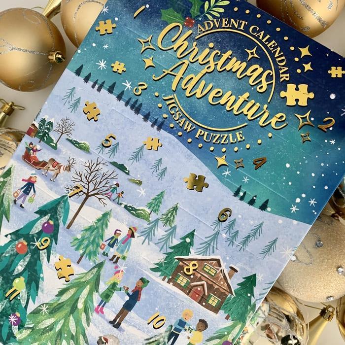Christmas Adventure Advent Calendar 24 Jigsaw Puzzles Gibsons (ONLINE ORDER ONLY)