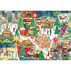Christmas Around the World 500 Piece Jigsaw Puzzle Gibsons (ONLINE ORDER ONLY)