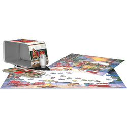 Christmas Camping Trailer 550 Piece Jigsaw Puzzle in Tin Eurographics (ONLINE ORDER ONLY)