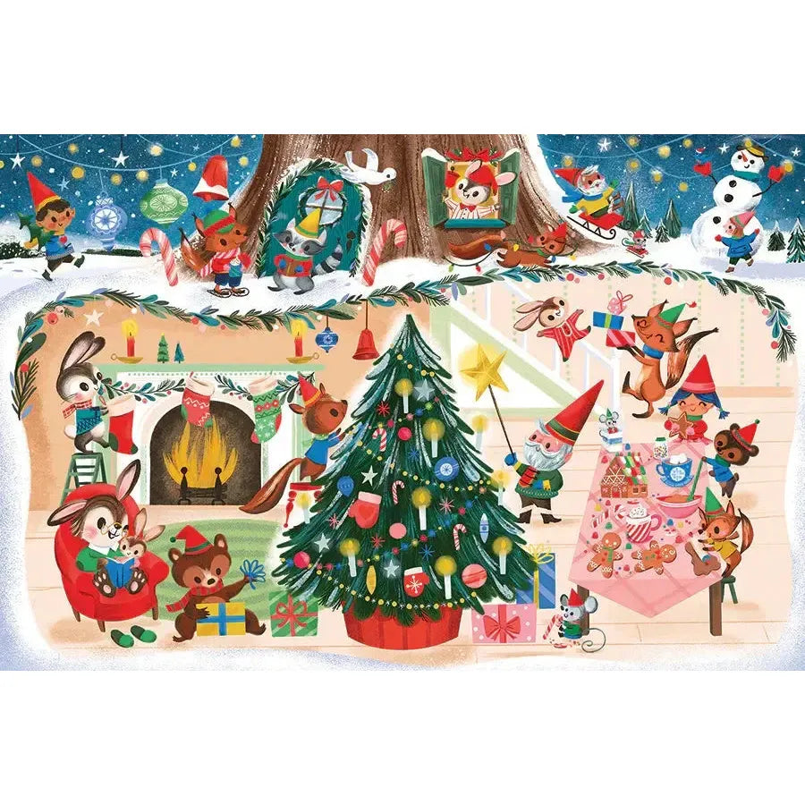 Christmas Cheer 35 Piece Floor Jigsaw Puzzle Cobble Hill (ONLINE ORDER ONLY)